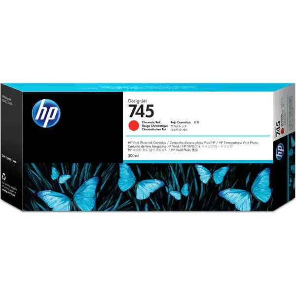 Hp 745-F9K06A Kromatik Kırmızı Orijinal Kartuş - 1
