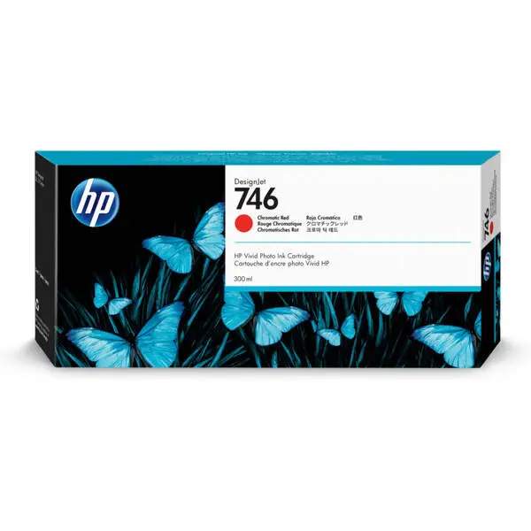 Hp 746-P2V81A Kromatik Kırmızı Orijinal Kartuş - 1