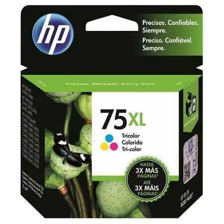 Hp 75XL-CB338WB Renkli Orijinal Kartuş Yüksek Kapasiteli - 1