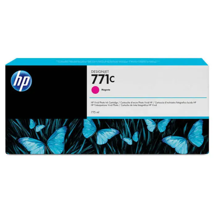 Hp 771c-B6Y09A Kırmızı Orijinal Kartuş - 1