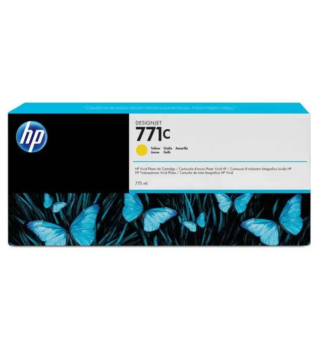 Hp 771c-B6Y10A Sarı Orijinal Kartuş - 1