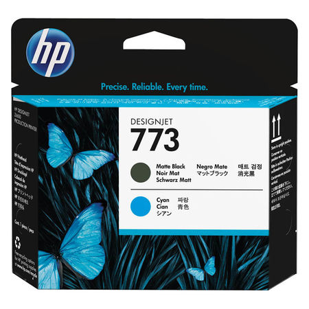 Hp 773c-C1Q20A Orijinal Mat Siyah ve Mavi Baskı Kafası - Hp