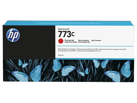 Hp 773c-C1Q38A Kromatik Kırmızı Orijinal Kartuş - 1