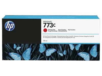 Hp 773c-C1Q39A Kırmızı Orijinal Kartuş - Hp