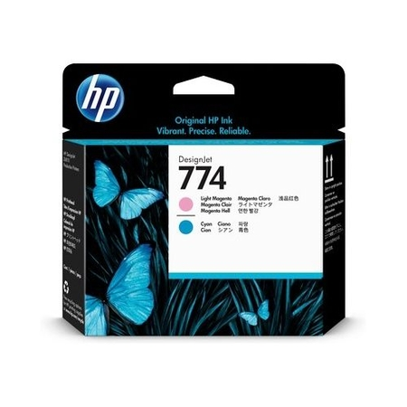 HP 774 P2V98A Light Magenta - Cyan Print Head - Hp