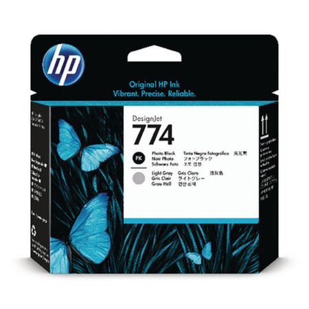 HP 774 P2W00A Foto Siyah-Açık Gri Baskı Kafası - Hp
