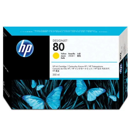 Hp 80-C4848A Sarı Orijinal Kartuş Yüksek Kapasiteli - Hp