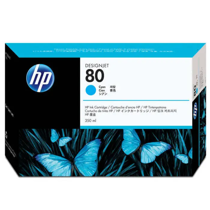 Hp 80-C4872A Mavi Orijinal Kartuş - 1