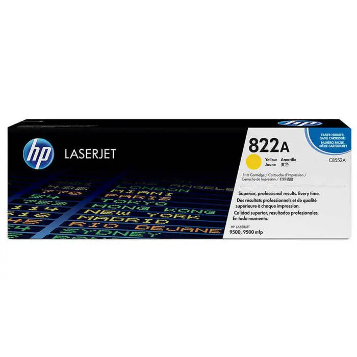 HP 822A C8552A Original Yellow Toner - 1