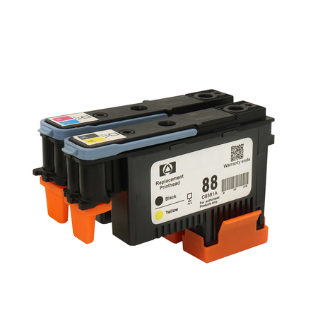 HP 88-C9381A Compatible Black and Yellow Print Head - 2