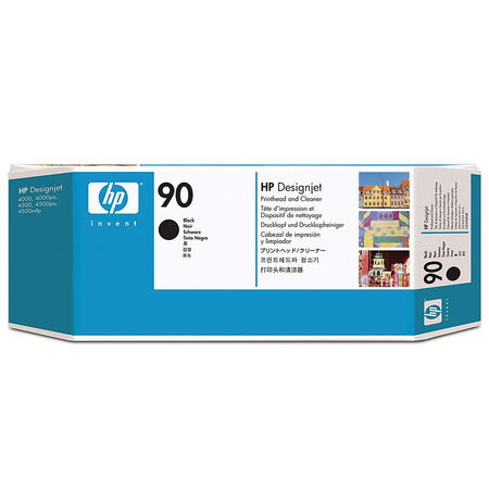 Hp 90-C5054A Orijinal Siyah Baskı Kafası ve Kafa Temizleyici - 1