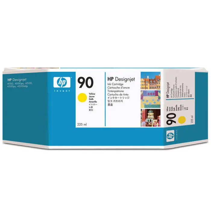 HP 90 C5064A Sarı Orijinal Kartuş - 1