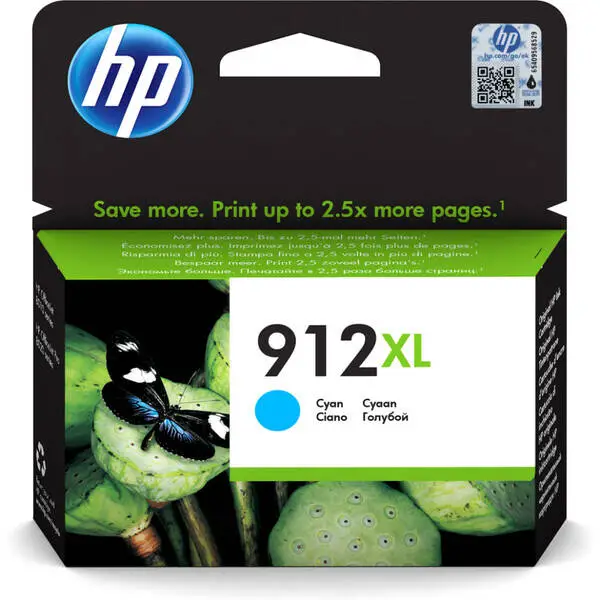 Hp 912XL-3YL81AE Cyan Original Cartridge High Capacity - 1