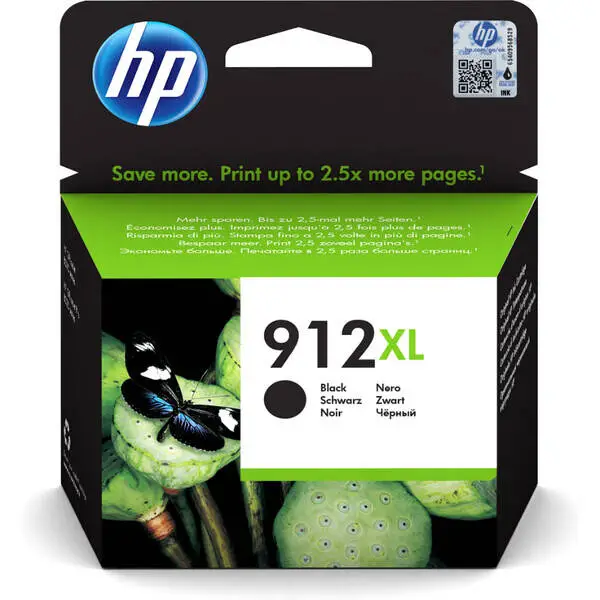 Hp 912XL-3YL84AE Siyah Orijinal Kartuş Yüksek Kapasiteli - 1