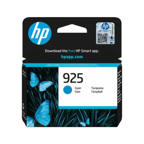 HP 925 - 4K0V6PE Mavi Orijinal Kartuş - 1