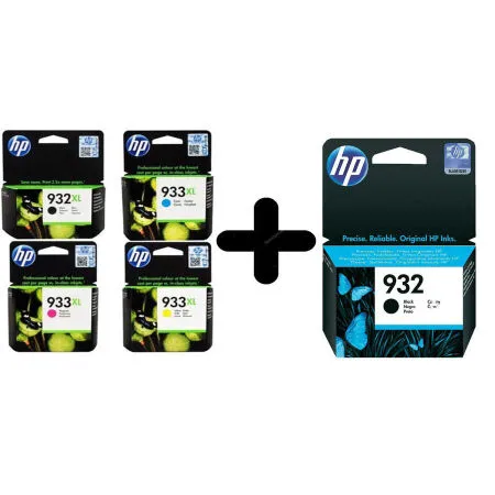 Hp 932XL/Hp 933XL + 932 Orijinal Kartuş Paketi - Hp