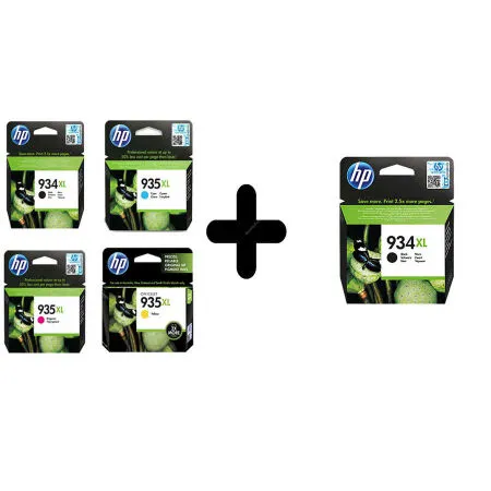 Hp 934XL/935XL + 934XL Orijinal Kartuş Seti - Hp