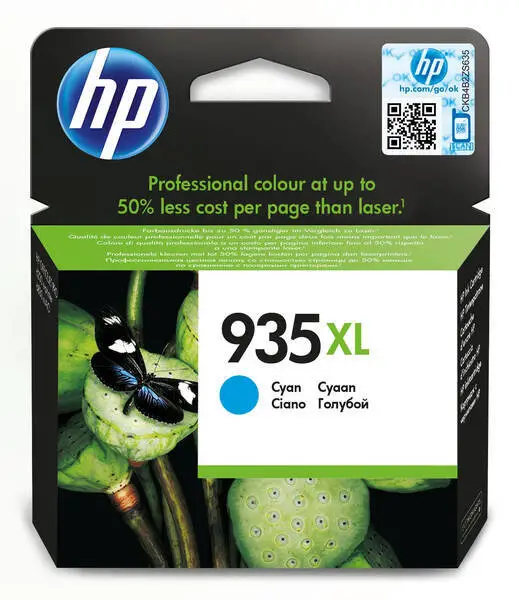 HP 935XL-C2P24AE Cyan High Capacity Original Cartridge - 1