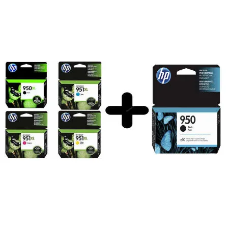 Hp 950XL/951XL + 950 Orijinal Kartuş Paketi - Hp