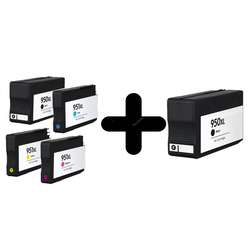 Hp 950XL/951XL + 950XL Compatible Cartridge Package - 2