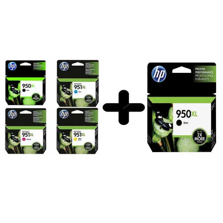 Hp 950XL/951XL + 950XL Original Cartridge Pack High Capacity - Hp