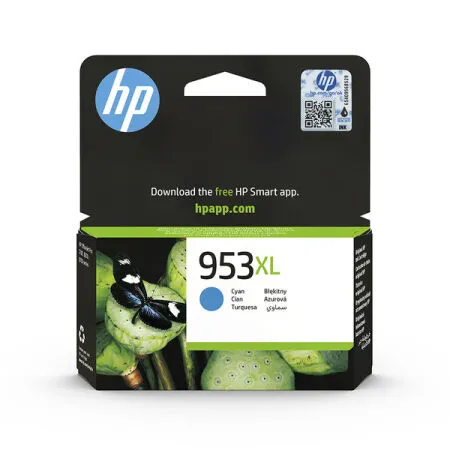HP 953XL-F6U16AE Mavi Orijinal Kartuş Yüksek Kapasiteli - Hp