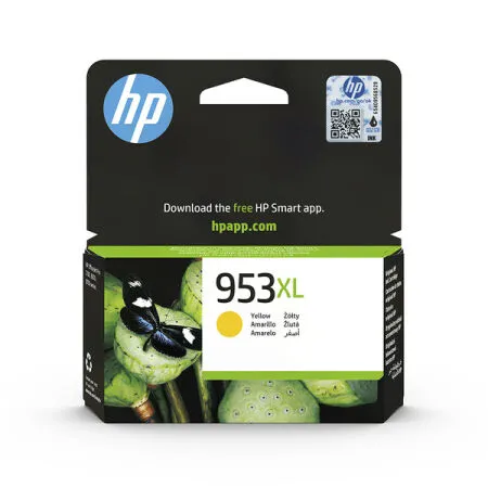 HP 953XL-F6U18AE Yellow High Capacity Original Cartridge - Hp