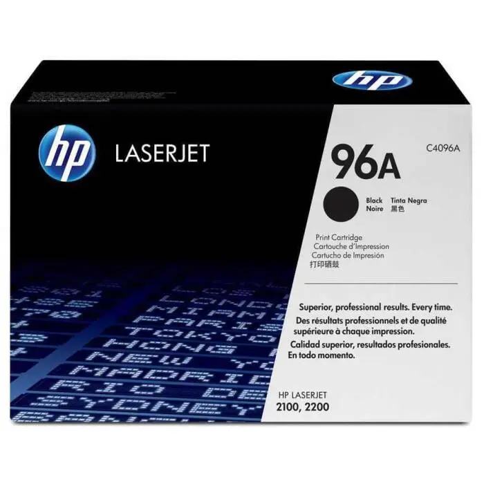 HP 96A C4096A Original Black Toner - 1