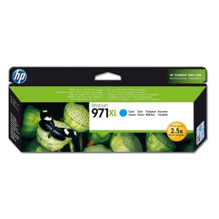 HP 971XL-CN626AE Cyan Original Cartridge High Capacity - Hp