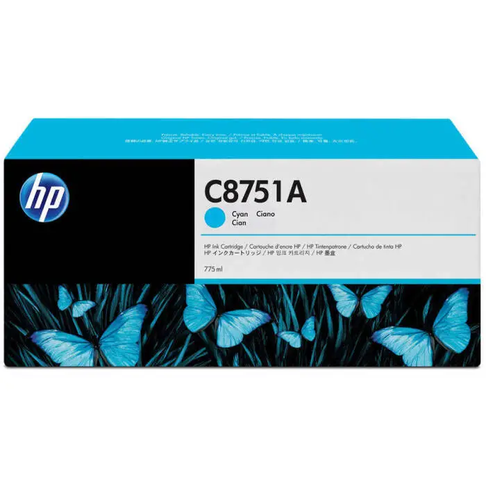 HP C8751A Cyan Original Cartridge - 1