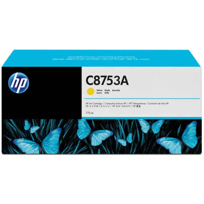 Hp C8753A Sarı Orijinal Kartuş - 1