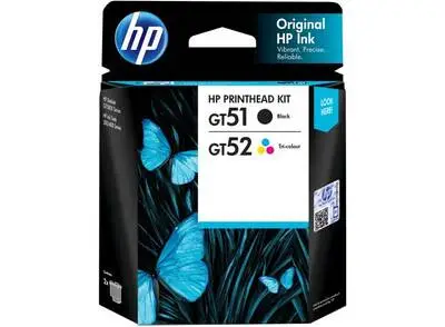 Hp GT51-GT52-3JB06AA Siyah ve Renkli Orijinal Baskı Kafası - 1