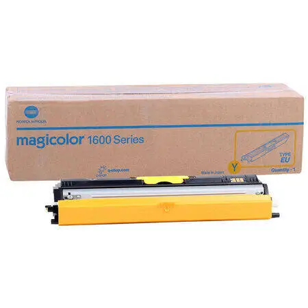 Konica Minolta MagiColor 1600W/A0V305H Sarı Orijinal Toner - 1