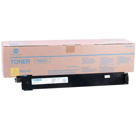 Konica Minolta TN-214 Yellow Original Copier Toner - 1