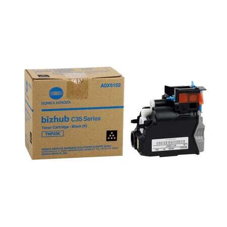 Konica Minolta TNP-22 Black Original Copier Toner - Konica