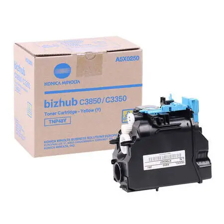 Konica Minolta TNP-48/A5X0250 Yellow Original Copier Toner - 1