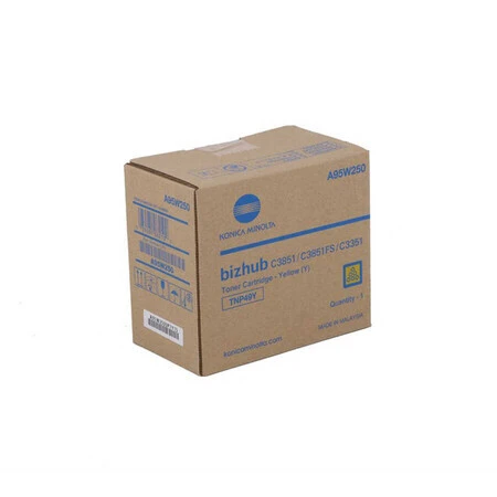 Konica Minolta TNP-49 Yellow Original Copier Toner - Konica