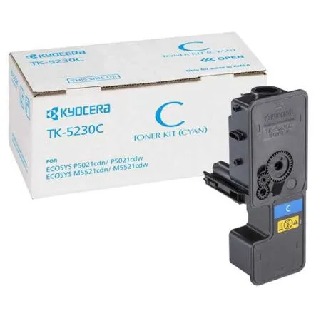 Kyocera Mita TK-5230 Original Blue Toner - Kyocera