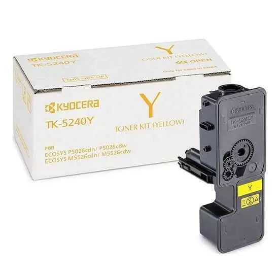 Kyocera Mita TK-5240 Orijinal Sarı Toner - 1