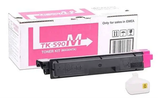 Kyocera Mita TK-590 Original Red Toner - 1