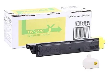 Kyocera Mita TK-590 Original Yellow Toner - Kyocera