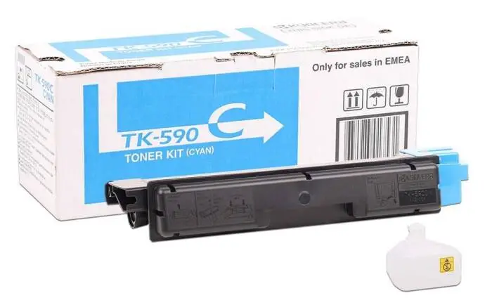 Kyocera Mita TK-590 Orijinal Mavi Toner - 1