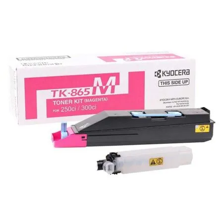 Kyocera Mita TK-865 Kırmızı Orijinal Fotokopi Toneri - Kyocera