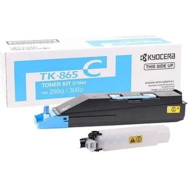 Kyocera Mita TK-865 Mavi Orijinal Fotokopi Toneri - Kyocera