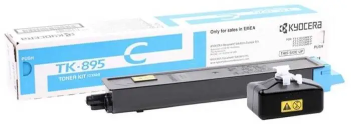 Kyocera Mita TK-895 Original Blue Toner - 1
