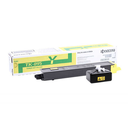 Kyocera - Kyocera Mita TK-895 Orjinal Sarı Toner