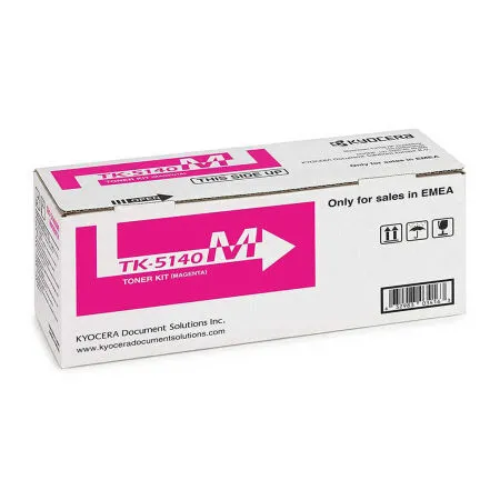 Kyocera TK-5140 Kırmızı Orijinal Toner - Kyocera