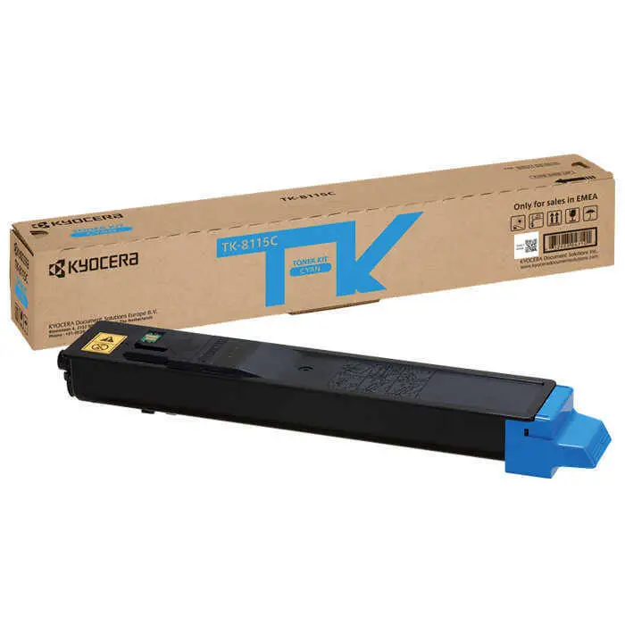 Kyocera TK-8115/1T02P3CNL0 Mavi Orijinal Toner - 1