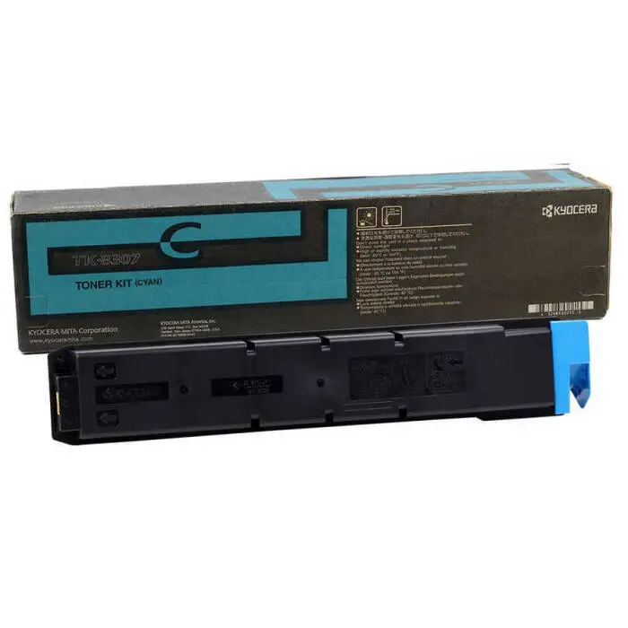Kyocera TK-8307 Cyan Original Photocopier Toner - 1