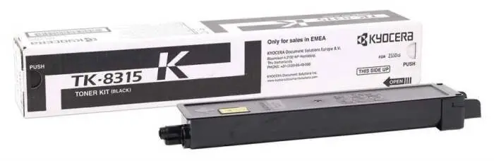 Kyocera TK-8315/1T02MV0NL0 Siyah Orijinal Fotokopi Toneri - 1